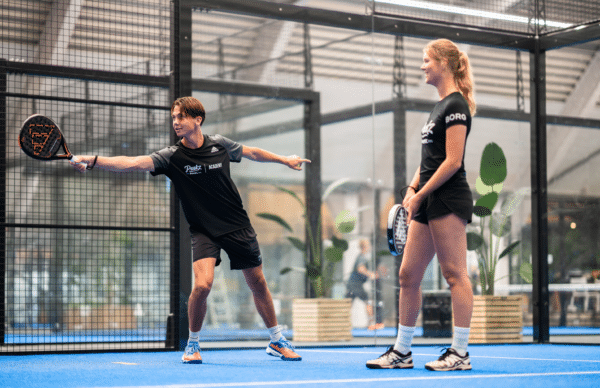 Back wall padel clinic